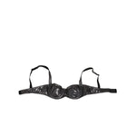 Dolce & Gabbana Black Acetate Stretch Balconette Bra Underwear
