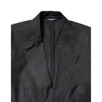 Dolce & Gabbana Black Cotton TAORMINA Formal 2 Piece Suit