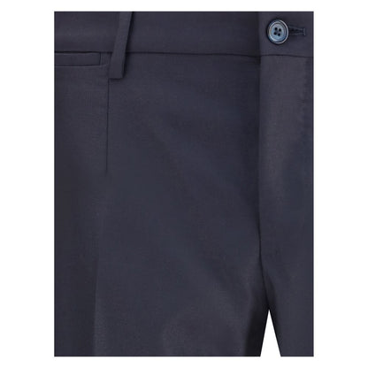 Dolce & Gabbana Black Fleece Wool Two-Piece Suit