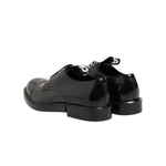 Dolce & Gabbana Black Leather Dress Lace Up Men Formal Shoes