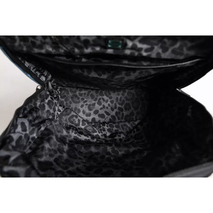 Dolce & Gabbana Black Nylon DG Logo School Backpack Bag