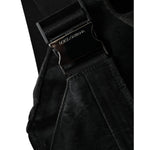 Dolce & Gabbana Black Nylon Logo Plaque Belt Waist Fanny Pack Bag