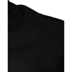Dolce & Gabbana Black King Crown Embroidered GOLD Dress Shirt TSH83178-39