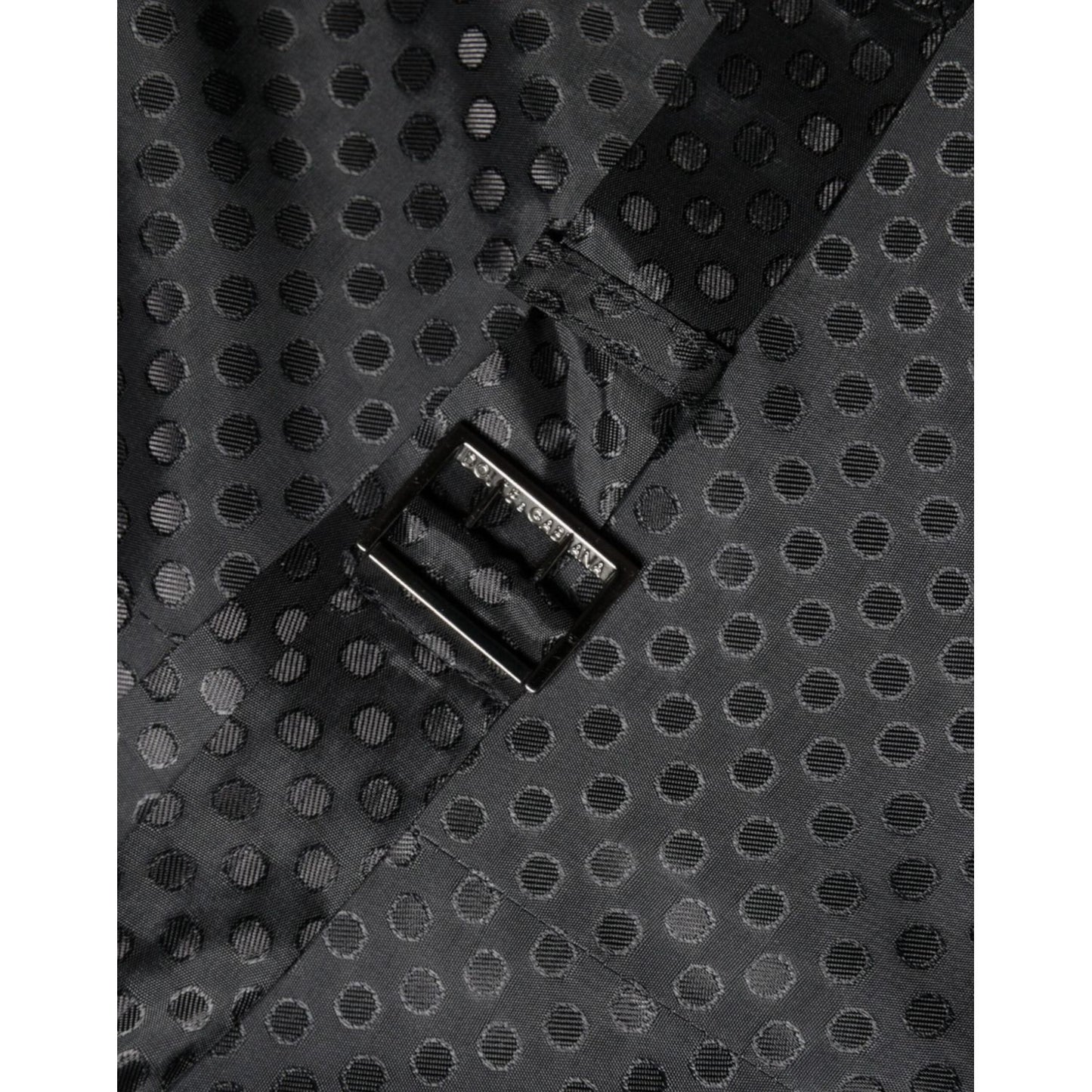 Dolce & Gabbana Black Wool Waistcoat Dress Formal Vest TSH87115-60