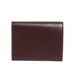 Dolce & Gabbana Leather Embossed Logo Trifold Men Card Holder Dark Brown crafted in high-quality leather, stylish and functional.