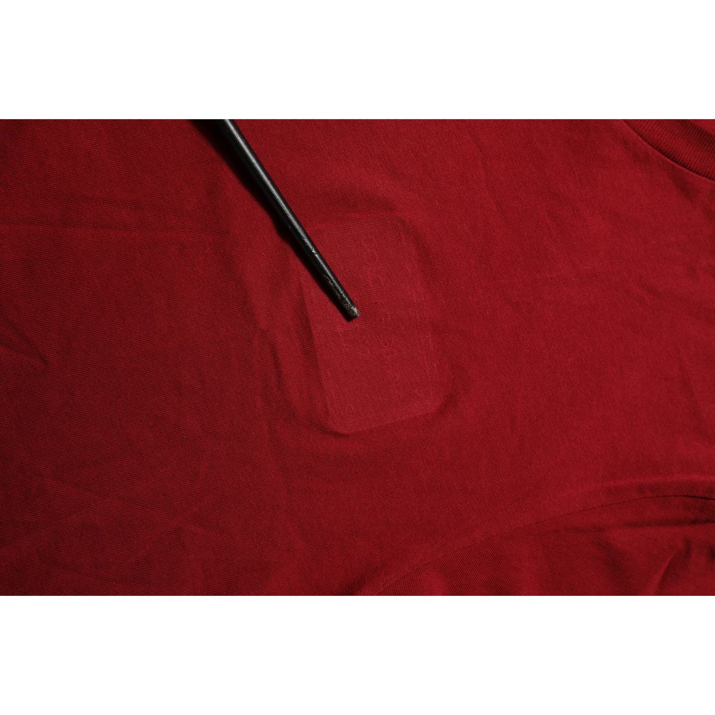 Dolce & Gabbana Maroon Logo Crew Neck Short Sleeve T-shirt