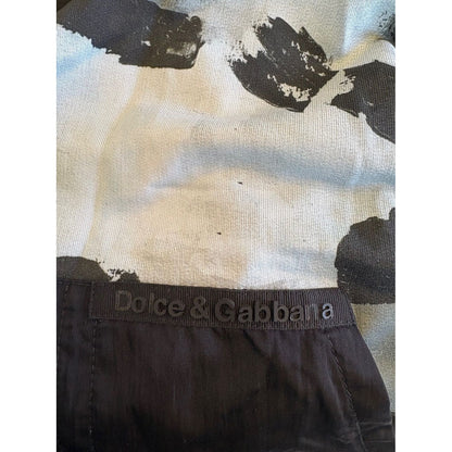 Dolce & Gabbana Multicolor Camouflage Men Hooded Sweater