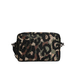 Dolce & Gabbana Multicolor Leopard Jacquard DG Logo Crossbody Bag with detachable strap and gold-tone hardware