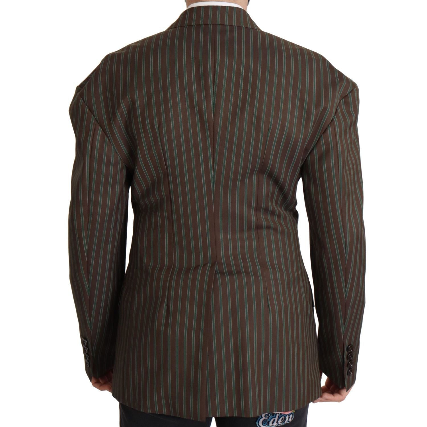 Dolce & Gabbana Multicolor Stripes Double Breasted Blazer