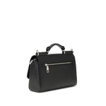 Dolce & Gabbana My Sicily leather Handbag with rigid top handle and back zipper pocket, showcasing luxury and practicality.