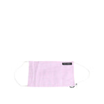 Dolce & Gabbana Pink Cotton Logo Elastic Ear Strap Face Mask with white elastic straps and logo detail