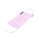 Dolce & Gabbana Pink Cotton Logo Elastic Ear Strap Face Mask, unisex, made in Italy, featuring brand logo, high-quality fashion accessory.