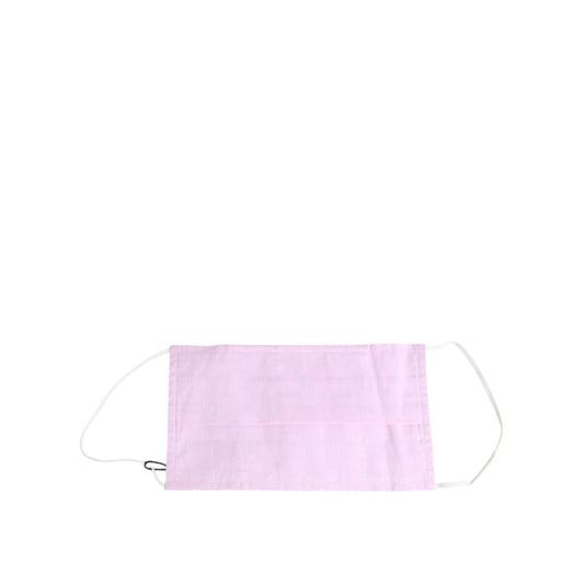Dolce & Gabbana Pink Cotton Logo Elastic Ear Strap Face Mask, unisex design, 100% cotton, made in Italy, stylish and comfortable fit