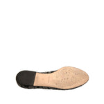 Sole view of Dolce & Gabbana Silver Crystal Loafer Lace Ballet Flats Shoes showing flat heel and flexible design.