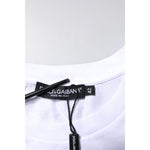 Dolce & Gabbana White Cotton Sleeveless Round Neck Tank Top