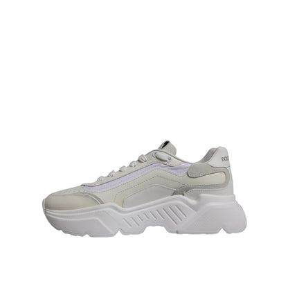 Dolce & Gabbana White Daymaster Low Top Sneakers Shoes Dolce & Gabbana