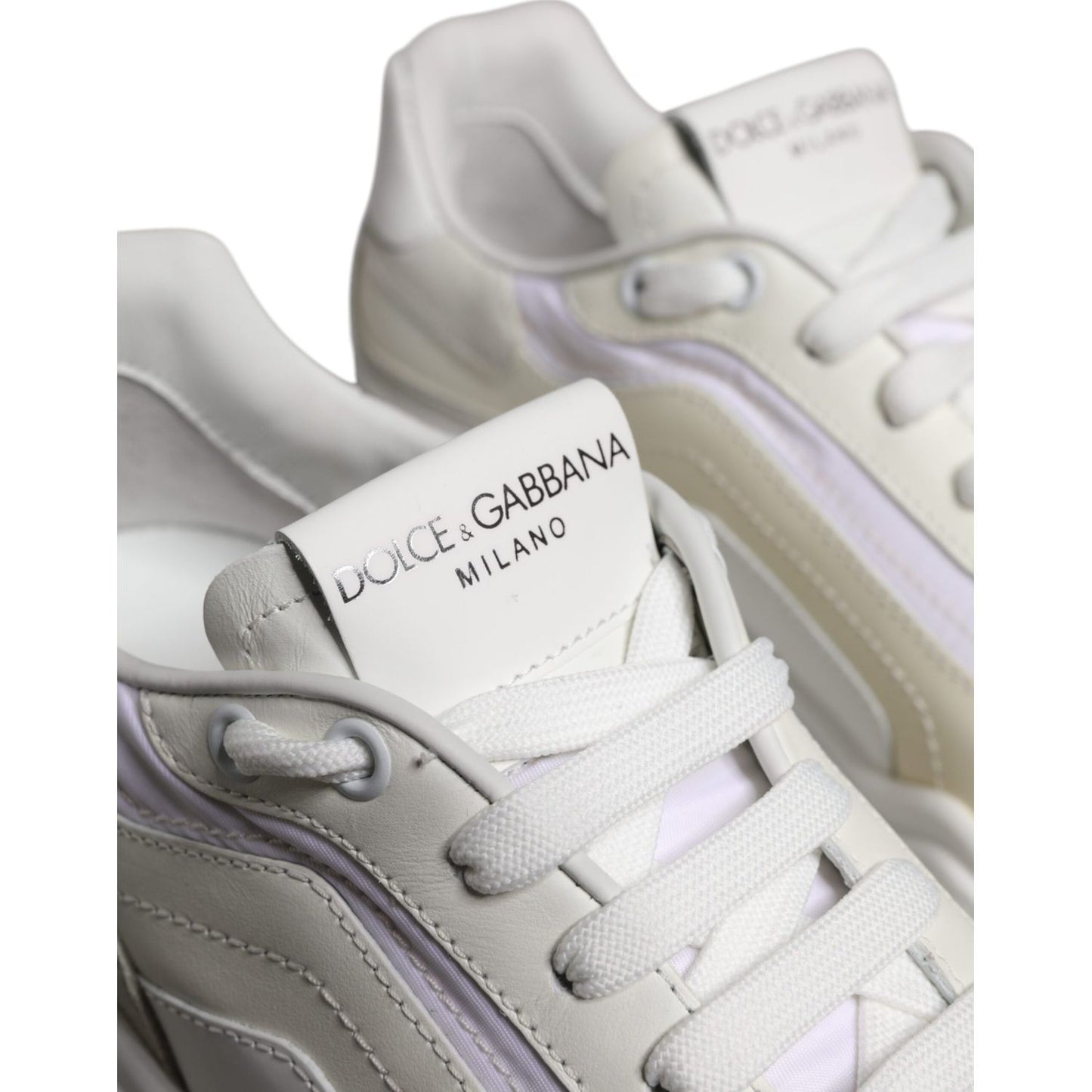 Dolce & Gabbana White Daymaster Low Top Sneakers Shoes Dolce & Gabbana