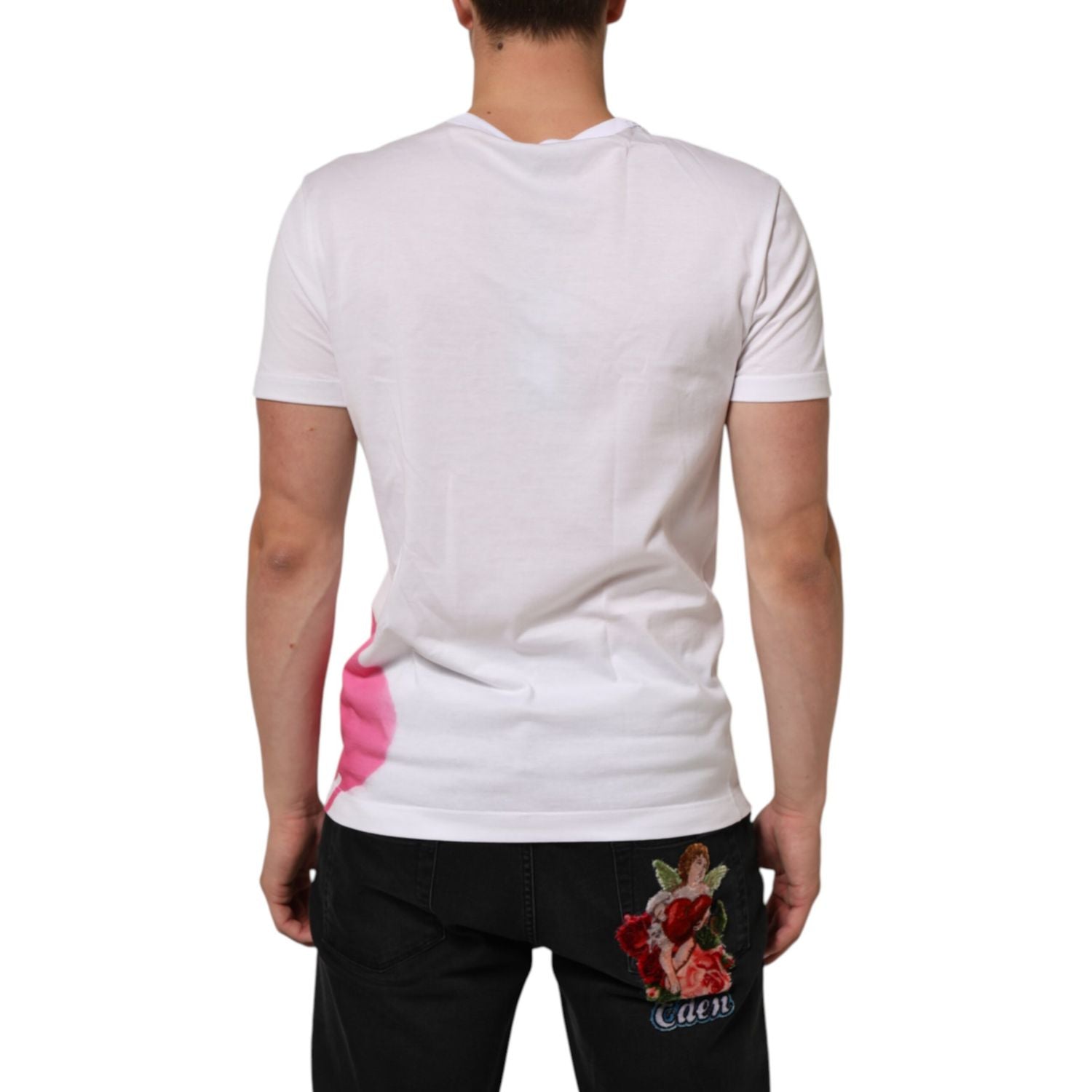 Front view with bag zipped and handles upright.