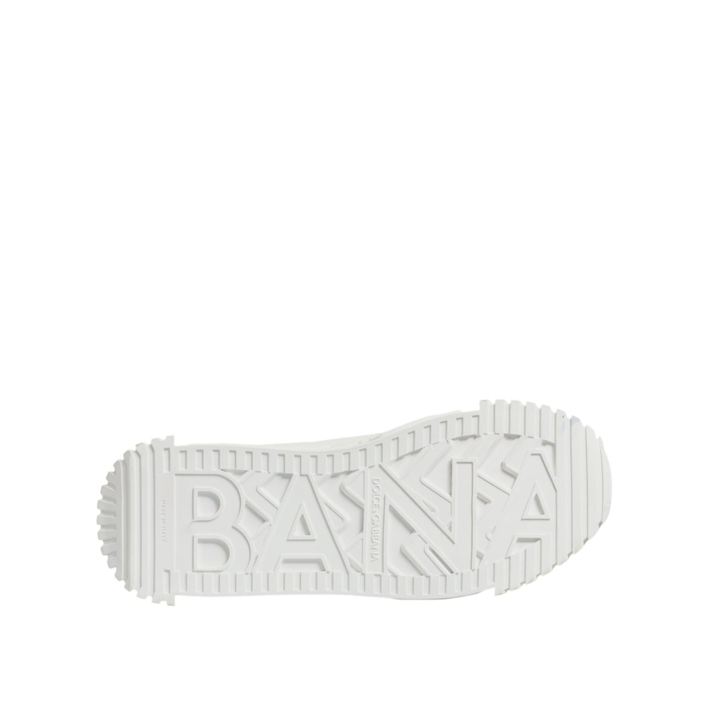 Dolce & Gabbana White Leather Low Top NS1 Sneakers Shoes