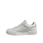 Dolce & Gabbana White Miami Leather Low Top Sneakers Men Shoes