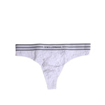 Dolce & Gabbana White Nylon Floral Lace Bottom Panty Underwear