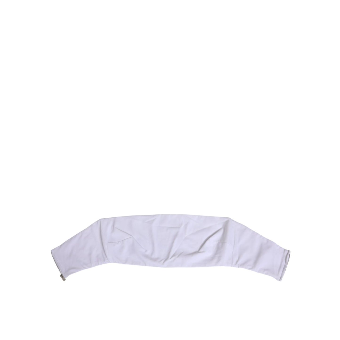 Dolce & Gabbana White Nylon Strapless Corset Top Underwear