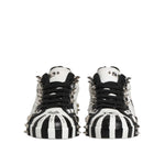 Dolce & Gabbana White Portofino Studded Men Sneakers Shoes