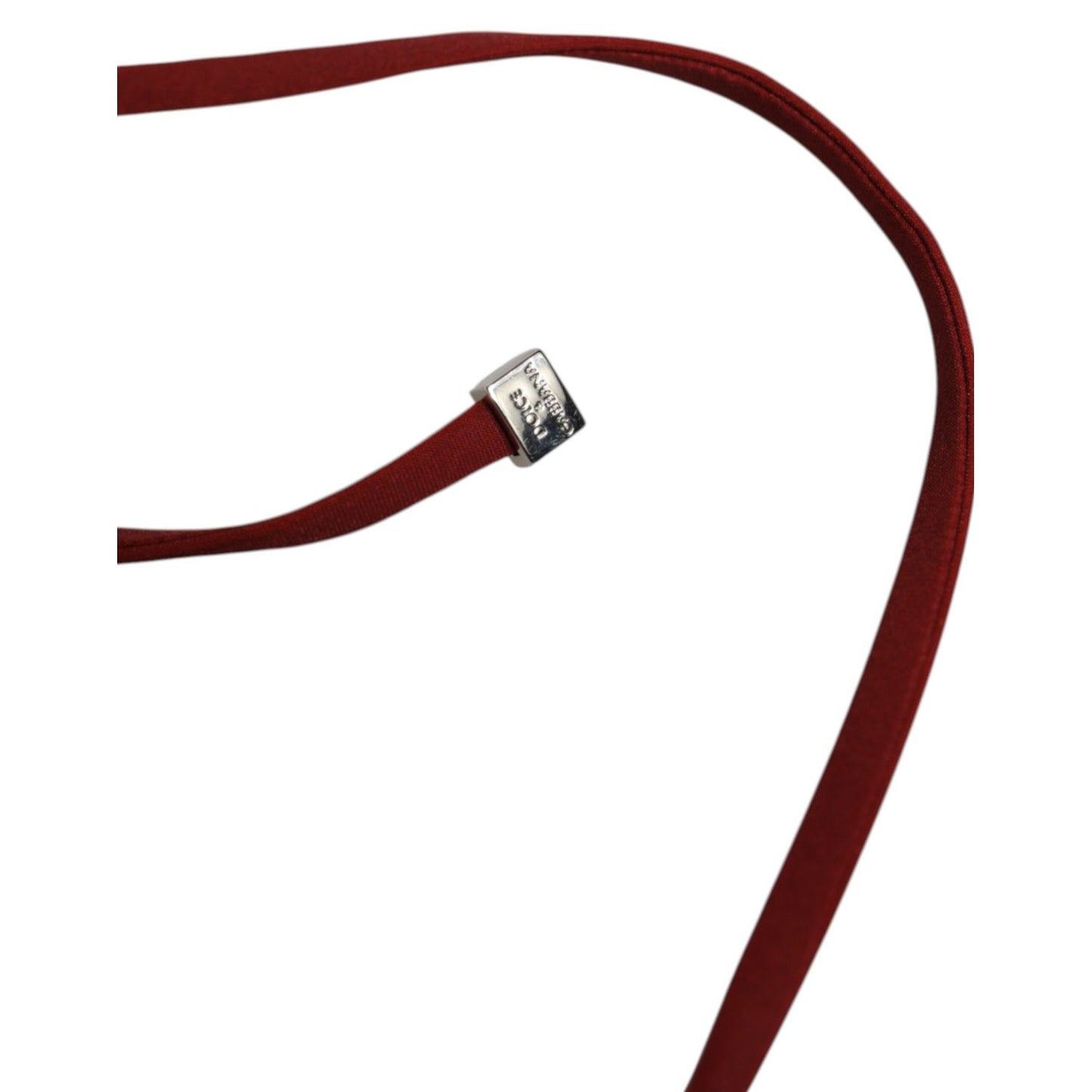 Dolce & Gabbana White Red Polka Dot Floral Print Triangle