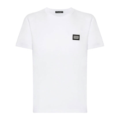 Dolce & Gabbana logo-tag Cotton T-shirt