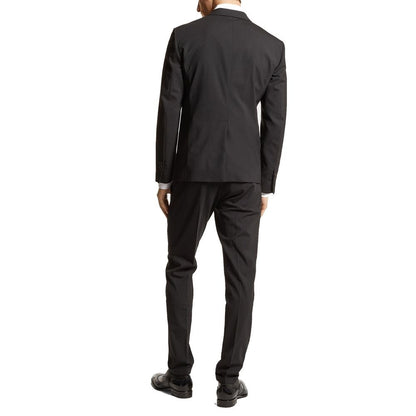 Dsquared² Black Elastane Two-Piece Suit 1728,48 | M,75611013280,Black,Clothing,Dsquared²,Men,New with tags,Suits & Blazers - Clothing,Two-Piece Suits - Suits & Blazers - Clothing