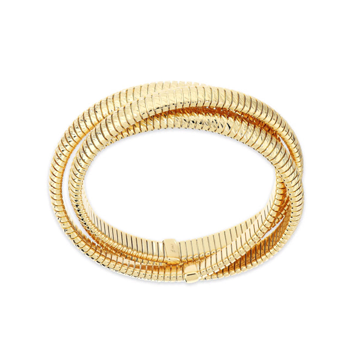 ETRUSCA JEWELS JEWELRY Mod. WSET00869.YG gold bracelet featuring a stylish coil design perfect for elegant styling