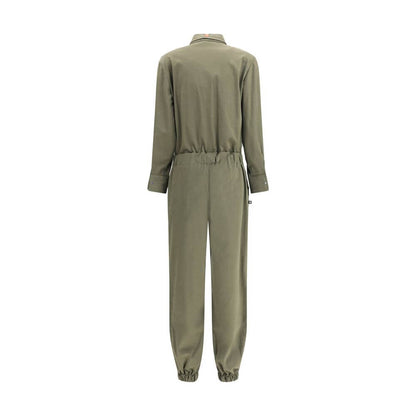 Ella Green Cotton Jumpsuit