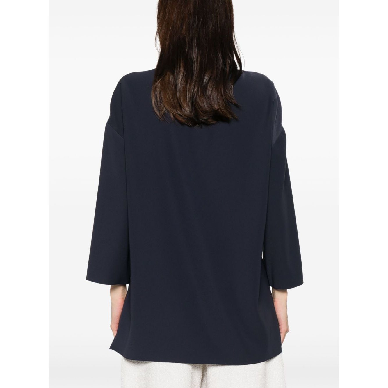 Emporio Armani cady blouse