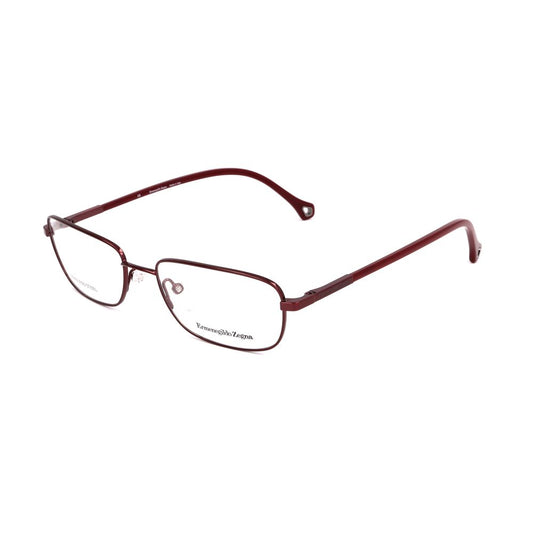 Ermenegildo Zegna Red Metal Frames Unisex Glasses with 53/17/140 mm dimensions