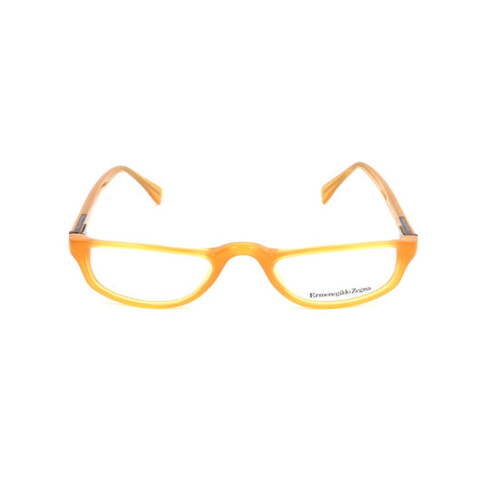 Ermenegildo Zegna Yellow Plastic Frames - Unisex glasses with measurements 50/22/145 mm
