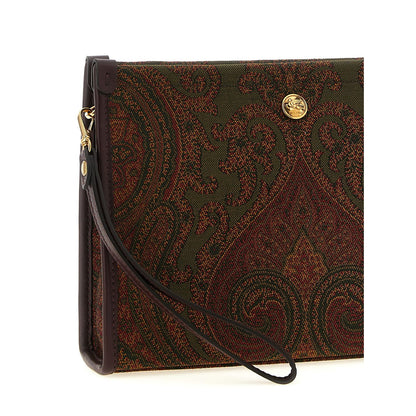 Etro Multicolor Polyester Clutch Bag