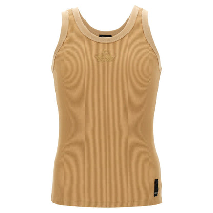 Fendi Beige Polyamide Tank Tops