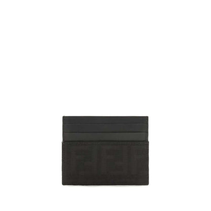 Fendi Black Polyester Wallet