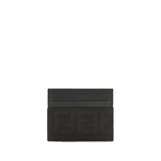 Fendi Black Polyester Wallet