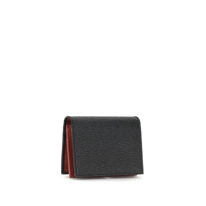 Ferragamo Black Leather Wallet Ferragamo
