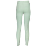 Fila Green Cotton Underwear leggings with elastic waistband and logo embroidery, showcasing rear view.