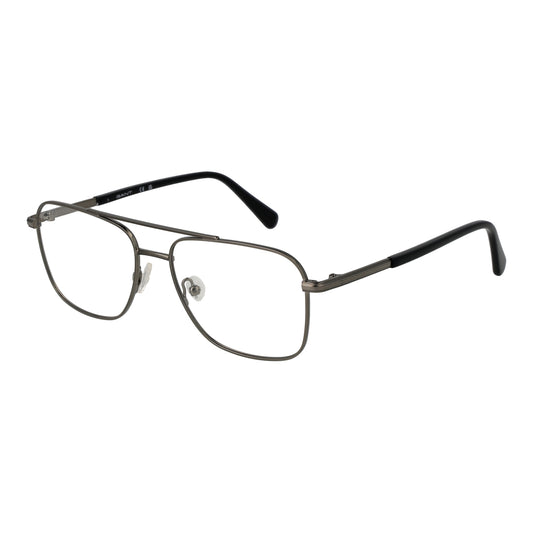 GANT MOD. GA3300 55008 eyewear for gents, stylish metal frame glasses with black arms, perfect accessory for modern gentlemen.