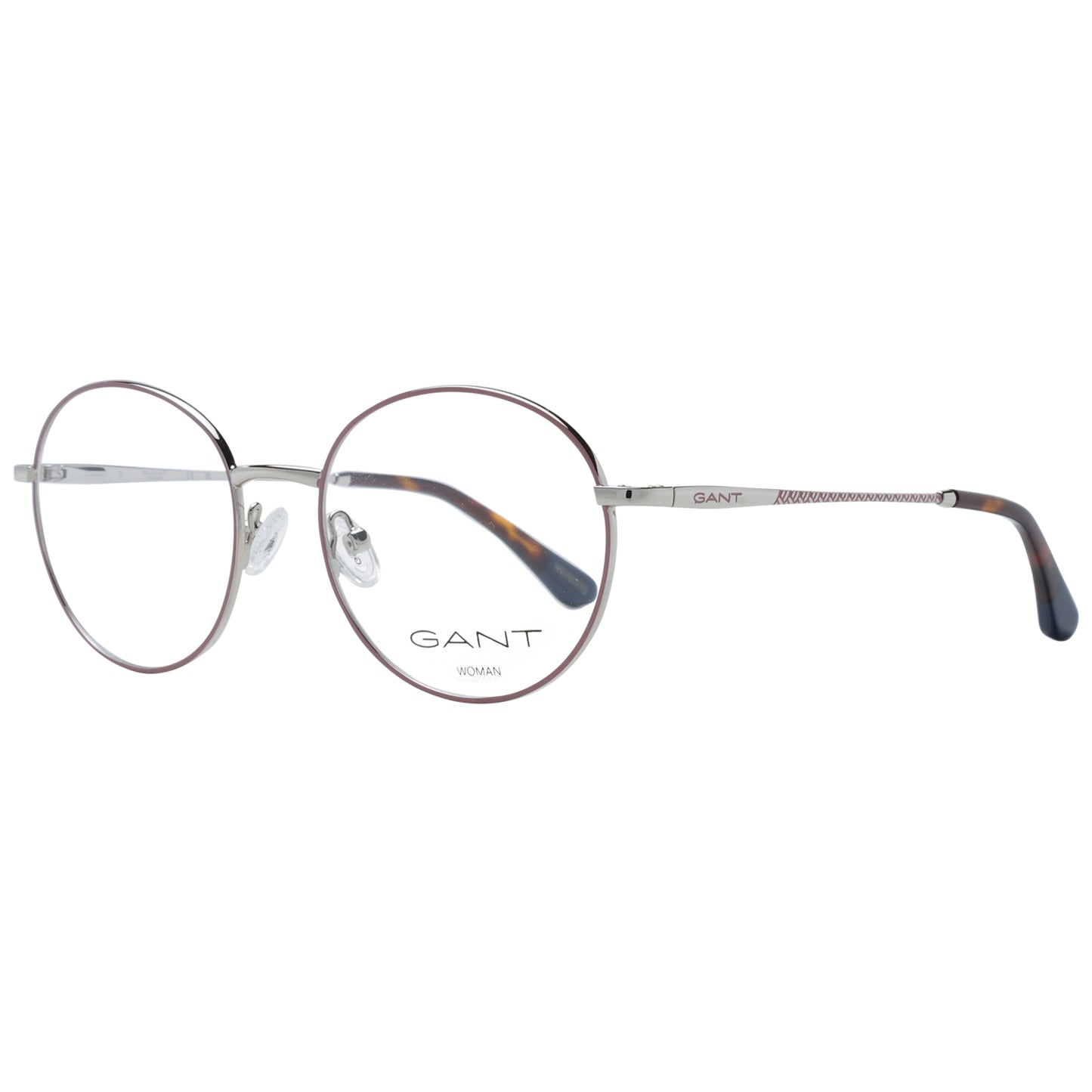 GANT MOD. GA4090 50072 ladies' round eyeglasses, elegant metal frame for women.