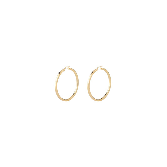 Elegant gold hoop earrings from GUESS JEWELS JEWELRY Mod. JUBE04200JWYGT-U collection.
