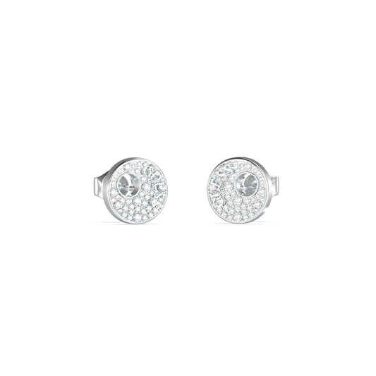 GUESS JEWELS JEWELRY Mod. JUBE05225JWRHT-U sparkling silver earrings