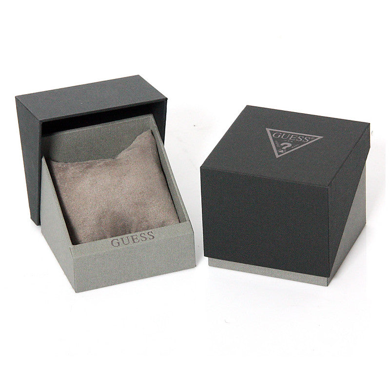 GUESS Mod. PREMIER wristwatch in official box, mineral dial, 3 ATM water resistance, quartz movement for gentlemen with calendar function.