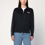 Golden Goose Black zip sweatshirt with stars GWP00875P000520/R_GOLDE-80203_323