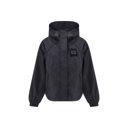 Ganni Black Nylon Shell Jacket Ganni
