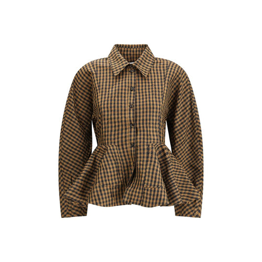 Ganni Multicolor Polyester Blouse 1728,72470364320,Blouses - Shirts - Clothing,Clothing,Ganni,IT36 | XS,IT38 | S,Multicolor,New with tags,Shirts - Clothing,Women