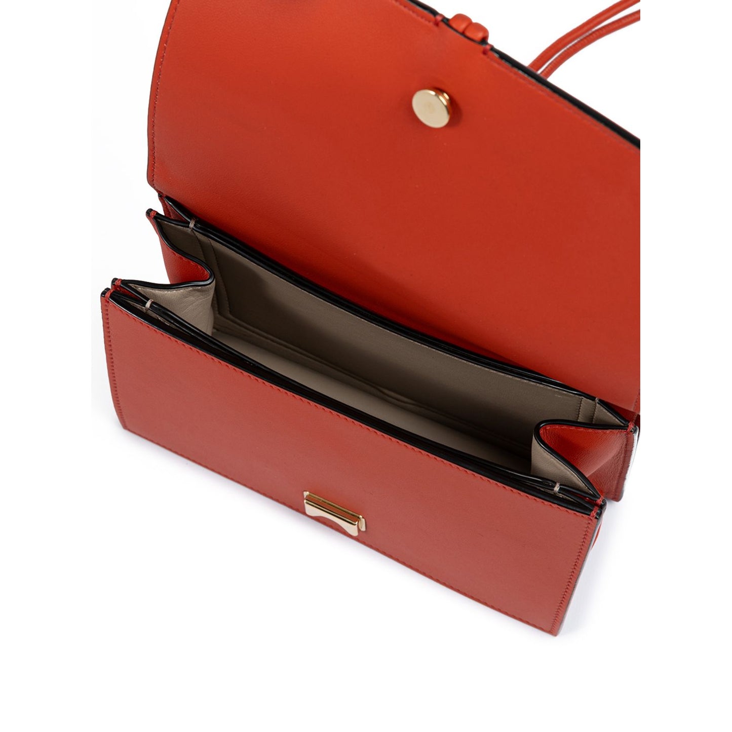 Giada Red Leather Clutch Bag Giada